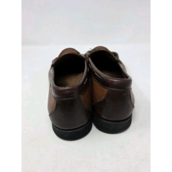 Allen Edmonds Nashua Slip On Tassel Leather Loafers Tan Brown Size 12 B main image 10